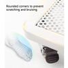 Square Plant Caddy on Wheels, White, 40 x 45 cm view 2