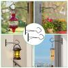 SNAIL GARDEN Plant Hanger Brackets, 2-Pack, 27 cm, Black view 3
