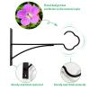 SNAIL GARDEN Plant Hanger Brackets, 2-Pack, 27 cm, Black view 4