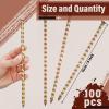 100 Galvanized Spiral Landscape Stakes, 6 in view 2