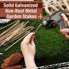 100 Galvanized Spiral Landscape Stakes, 6 in view 4