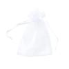EVANEM 50-Piece Fruit Protection Bags, Garden Netting Bags, Strawberry Bags, Mesh Grape Bags with Drawstrings (White, 9 x 7 cm) view 1