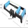 BATLAM Bike Trainer Stand, Folding Bike Training Stand, Quiet Stationary Bike Stand view 2