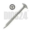 25 Stainless Steel A2 Washer-Head Wood Screws 4.5 x 70 mm view 3
