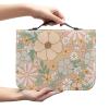 SEANATIVE Floral Bible Cover, Bible Holder and Organizer, PU Leather for Women and Girls view 1