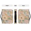 SEANATIVE Floral Bible Cover, Bible Holder and Organizer, PU Leather for Women and Girls view 3