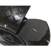 TRUTZHOLM Hand Truck Wheel 260x85 mm Solid PU 3.00-4 Replacement Wheel with Plastic Rim, Black, Centered 75 mm Hub view 4