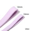 Flat Cotton Drawstring Cord, Lilac, 15 mm x 1 m view 2