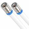 Vodafone Station Cable Router Network Connection Cable, Premium 8K, Cabelcon F-Quick, White, 1 m view 4