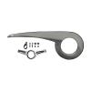 Hellery Bicycle Chain Guard, Durable Lightweight Chain Cover, Silver + Tail Buckle view 1