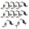 Pratvider 10-Pack Pipe Clamps, Two-Hole U-Brackets for EMT Conduit view 1
