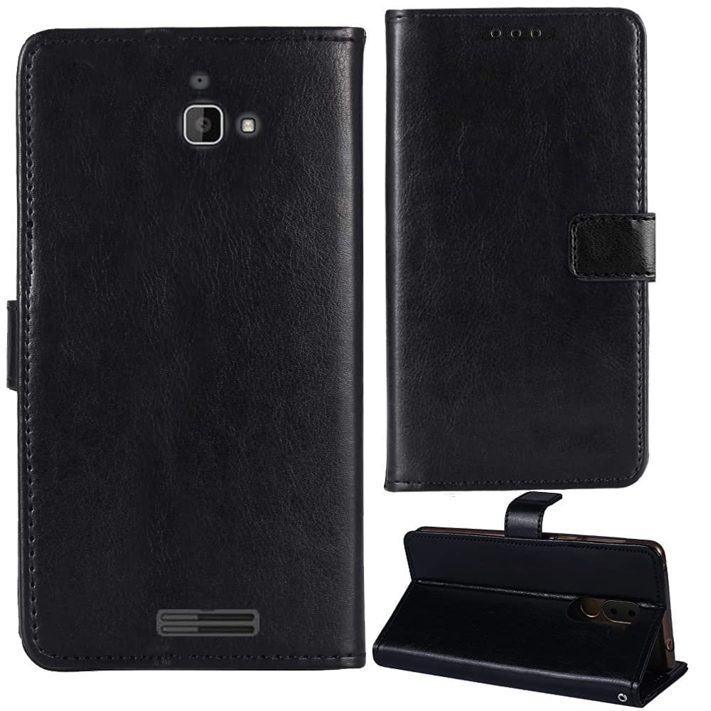 Anybird Flip Leather Case for MobiWire Oneida 4G 2.8-inch, Black
