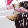 3-Piece Queen Duvet Cover Set, Breathable Tencel Bedding with 2 Pillowcases, Wrinkle-Resistant Pug, Dog and Pig Design view 3