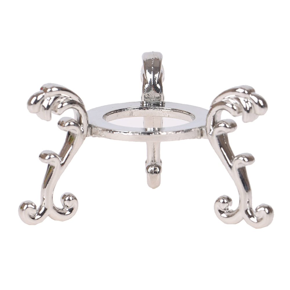 Silver Tree-Leaf Crystal Ball Stand, Size M for 60–80 mm Balls
