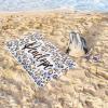 mxn Personalized Leopard Print Beach Towel view 2