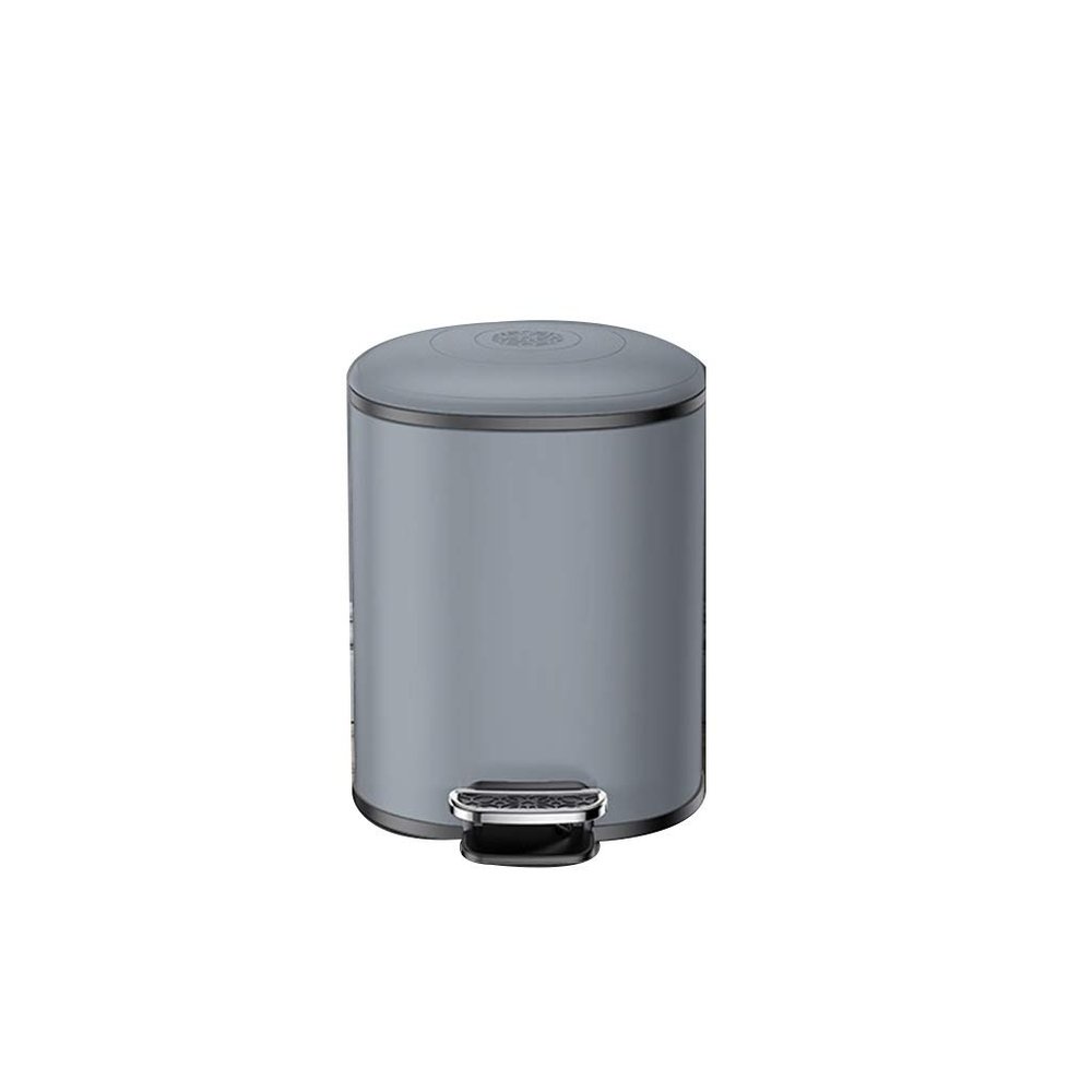 Metal Trash Can for Living Room, Bathroom, Kitchen or Office, 5L/12L