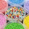 300-Piece 4 mm Round Glass Seed Beads, Light Peach view 4