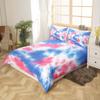Tie-Dye Duvet Cover Set, Navy Blue and Pink, 1 Pillowcase view 3