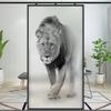 Privacy Window Film, Static Cling, No Adhesive, Decorative Leopard Pattern, 60 x 120 cm view 2