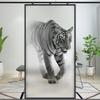 Privacy Window Film, Static Cling, No Adhesive, Decorative Leopard Pattern, 60 x 120 cm view 3