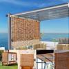 Bamboo Roman Blinds, Cordless Reed Roll-Up Shades, Decorative, Waterproof and Breathable, for Home and Garden (W140 x H280 cm / 55 x 110 in) view 4