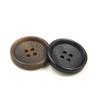 Jeans Button Pins, Pants Waist Tighteners & Extenders, 10-Piece Set, 4-Hole Horn-Pattern Resin Buttons, 25 mm view 4