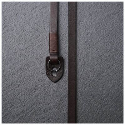Handmade Genuine Leather Camera Neck Strap, 98 cm, Dark Coffee
