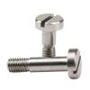 BELLAY 2-Pack M3 Slotted Shoulder Screws, Shaft Shoulders, Limit Stops, Screw Plugs, Bolt Rods, 3 mm Diameter, 3–20 mm Length (Size: M3 × 6 mm × D3 × 6 mm) view 1
