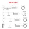 1-Piece M3/M4 Partially Threaded Shoulder Screw, 303 Stainless Steel, Slotted, 4–40 mm Length view 2