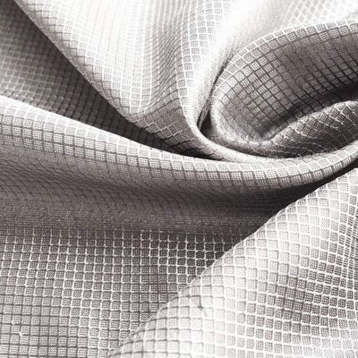 Military-Grade Copper-Nickel Faraday Shielding Fabric, 1 m, Silver