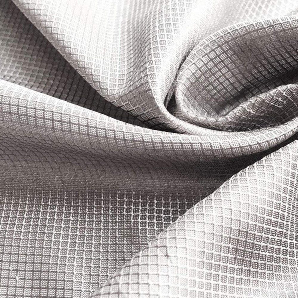 Military-Grade Copper-Nickel Faraday Shielding Fabric, 1 m, Silver