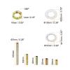 PATIKIL 1/8IP Threaded Lamp Pipe Kit, 5 Sizes, Nuts and Washers view 2