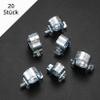 20-Piece Mini Hose Clamps, Adjustable, 12–14 mm view 2