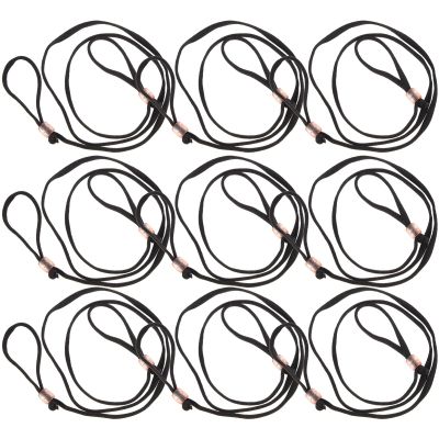 BESPORTBLE Yoga Mat Straps, Elastic Polyester and Cotton Yoga Stretch Bands, 10-Pack, Adjustable, Random Color