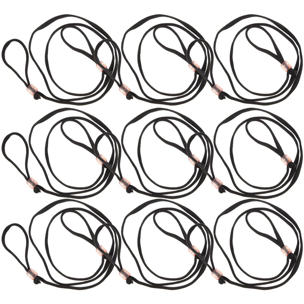 BESPORTBLE Yoga Mat Straps, Elastic Polyester and Cotton Yoga Stretch Bands, 10-Pack, Adjustable, Random Color
