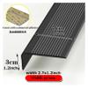Self-Adhesive PVC Stair Edge Profile, Anti-Slip, 3 x 7 cm, Black view 2