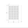 ABOUT VENT 400 x 400 mm Galvanized Ventilation Grille with Insect Screen view 2