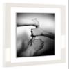Alice Picture Frame with Mat and Acrylic Glass, Glossy White, 25 x 35 cm Frame, 20 x 30 cm Image view 1