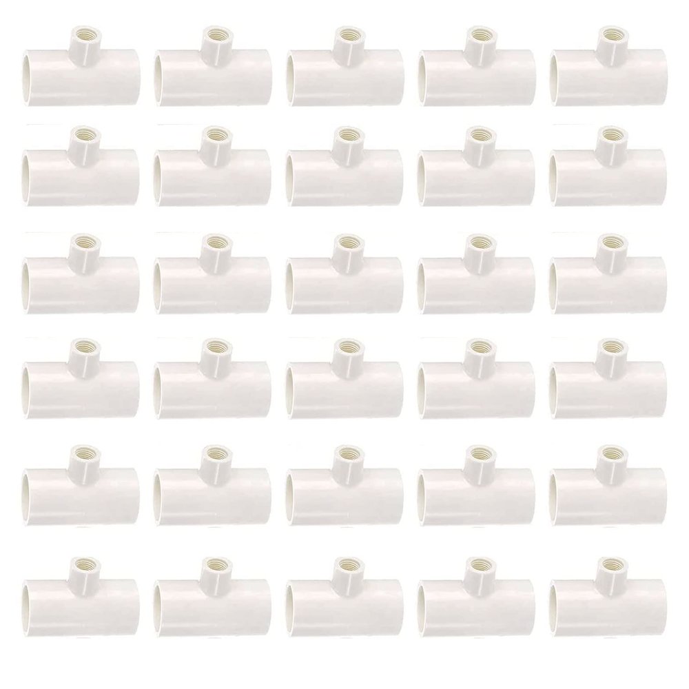 30-Piece PVC T-Fitting Set for Automatic Poultry Watering