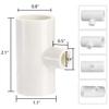 30-Piece PVC T-Fitting Set for Automatic Poultry Watering view 2