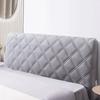 uyeoco Velvet Headboard Slipcover, Stretch Dust-Resistant Cover, Black, 180 cm/71 in, Color #35 view 1