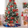 USA Navy Blue Pattern Tree Skirt, 89.9 cm view 4