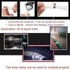 130 Single-Ear Stepless Hose Clamps with Pliers, 7–21 mm, 304 Stainless Steel view 3