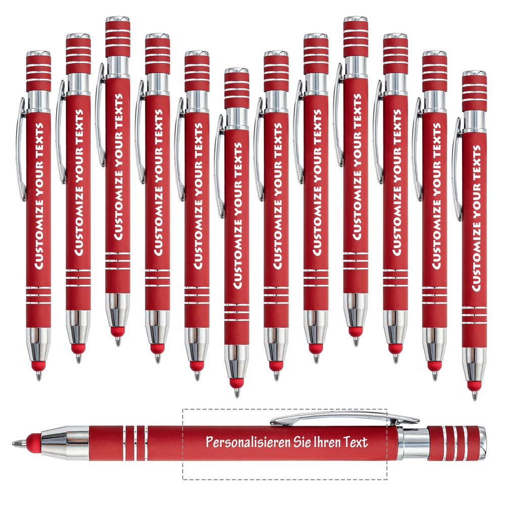 500 Personalized Ballpoint Pens with Names, Logos, or Text for Anniversaries, Birthdays, Graduations, Businesses, Schools, Clubs, and Teams