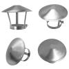 BOHHO Stainless Steel Chimney Cowl, Adjustable Rain and Snow Cover, 25 cm (9.84 in) view 2