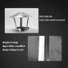 BOHHO Stainless Steel Chimney Cowl, Adjustable Rain and Snow Cover, 25 cm (9.84 in) view 4