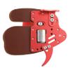wolfman Archery Finger Tab, Adjustable Cowhide Finger Guard, Right Hand, M, Red-Brown view 2