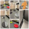 FORTISLINE 120 cm Pole Dance Mat, Foldable Safety Mat, 5 cm Thick view 3