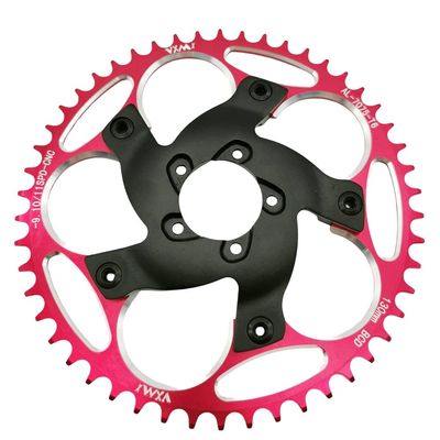 Bafang BBSHD 130BCD Chainring Spider Adapter for eBike Motor Kits, 39T–60T (60T Red)