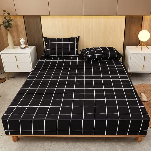 KEBOOT Waterproof Six-Sided All-Inclusive Mattress Cover with Zipper, Removable Bedspread, Breathable Mattress Protector